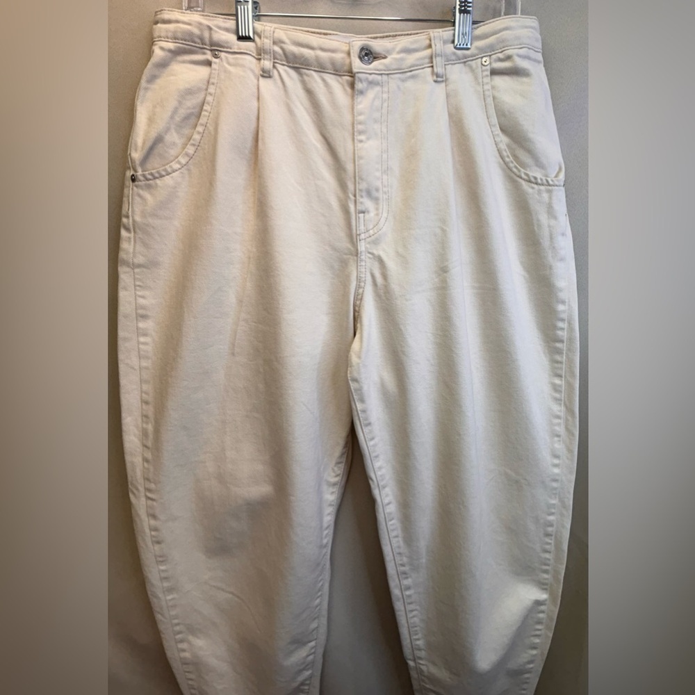 MNG Denim Regina Jeans Size 10 Color Ecru - Picture 3 of 12